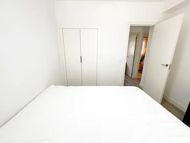 Bedroom of Flat for rent in Madrid  with Heating, Parquet flooring and Furnished