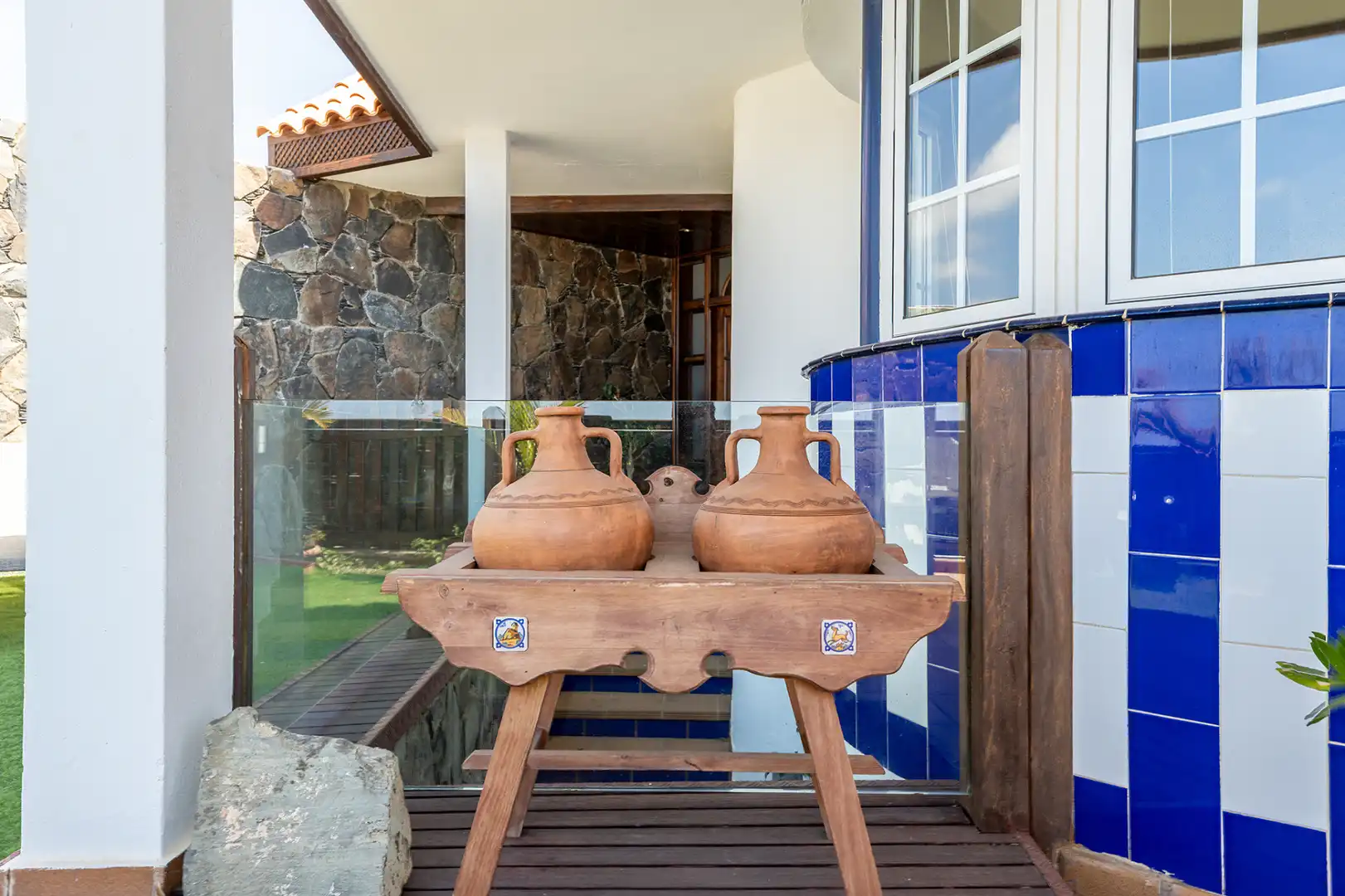 Terraza de Casa o chalet en venta en San Bartolomé de Tirajana con Aire acondicionado, Jardín privado y Terraza