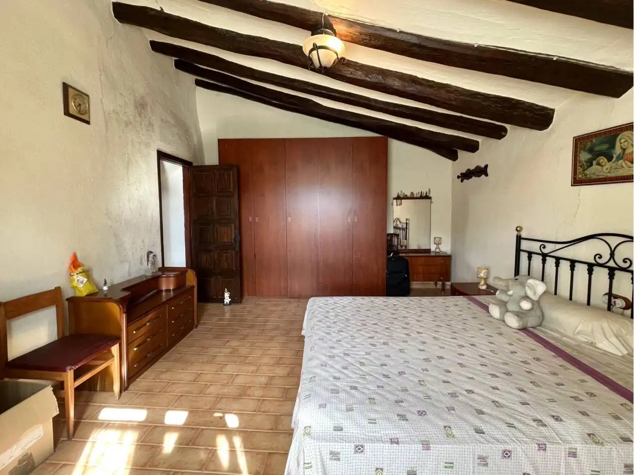 Bedroom of Houses for sale in Sant Martí Sarroca  with Air Conditioner, Heating and Private garden