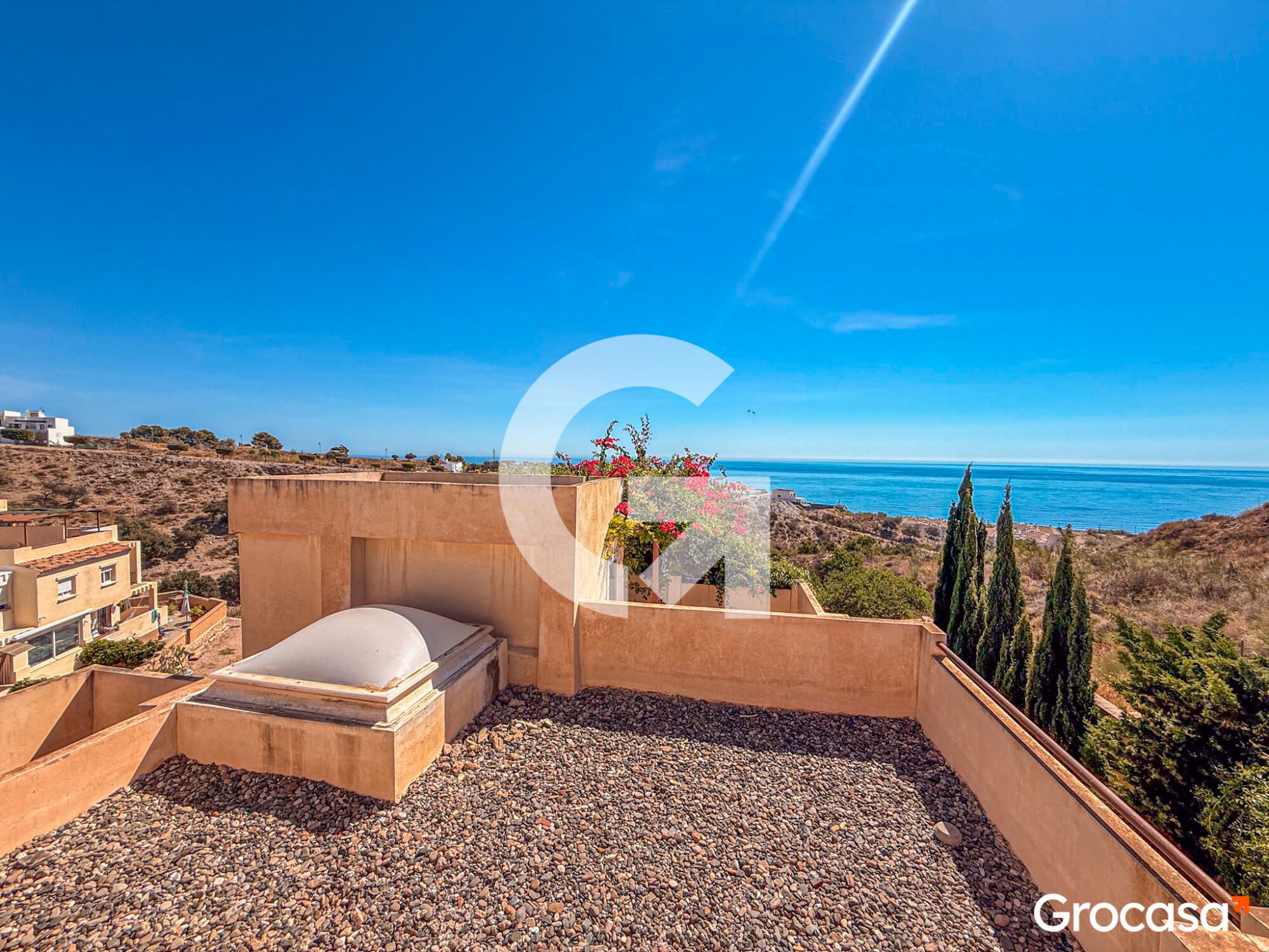 Exterior view of Single-family semi-detached for sale in Vélez-Málaga  with Air Conditioner, Heating and Private garden