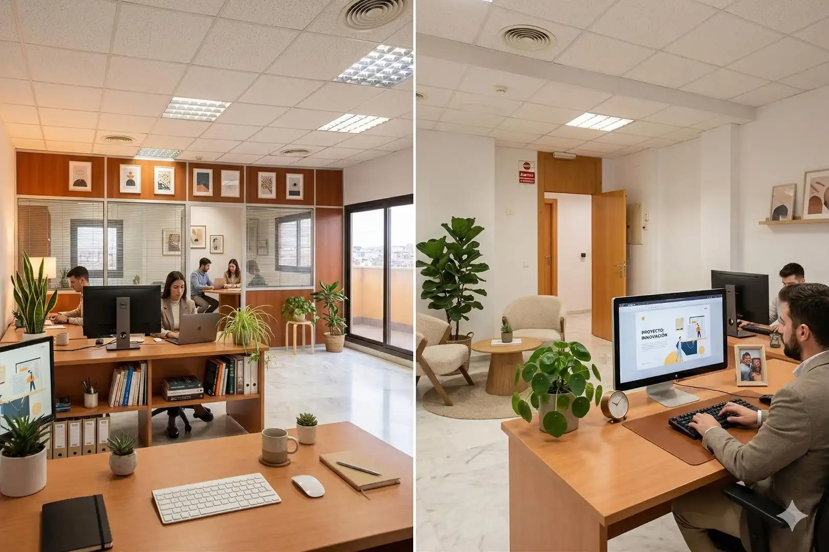 Oficina de alquiler en Mairena del Aljarafe con Aire acondicionado y Terraza