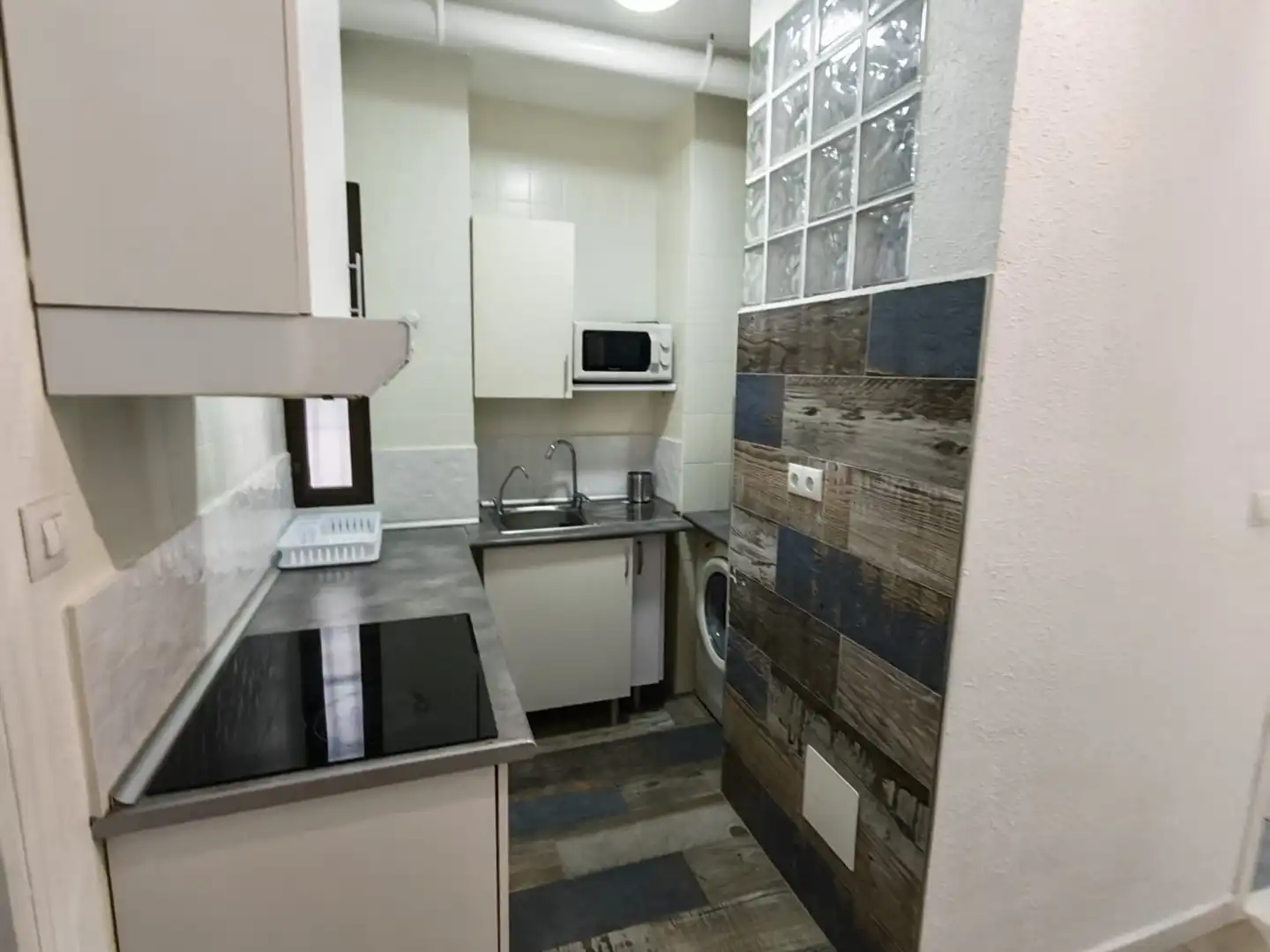 Küche von Wohnung zur Miete in Murcia mit Klimaanlage, Möbliert und Waschmaschine