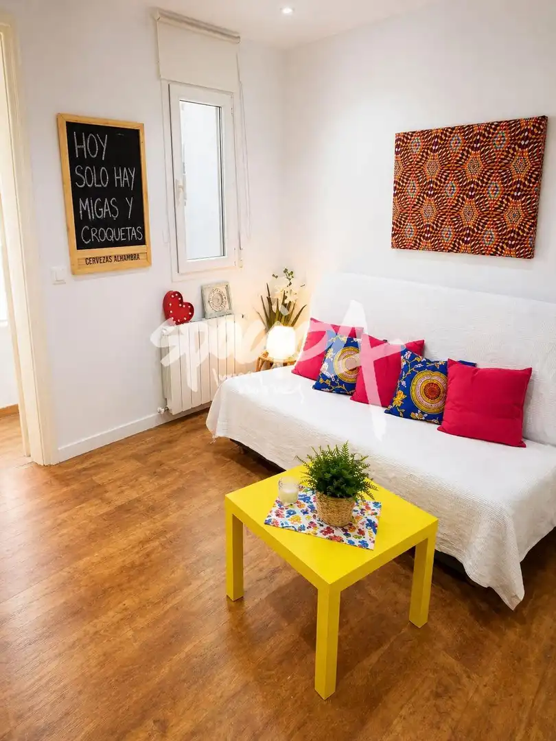 Sala de estar de Piso en venta en Madrid con Calefacción y Balcón