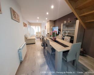 Dining room of Duplex for sale in  Lleida Capital  with Air Conditioner, Heating and Parquet flooring