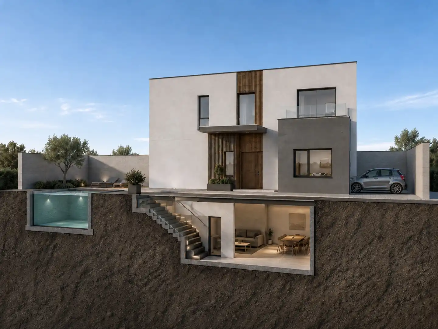Casa aparellada en venda a Villanueva de la Cañada ciudad, imagen 3