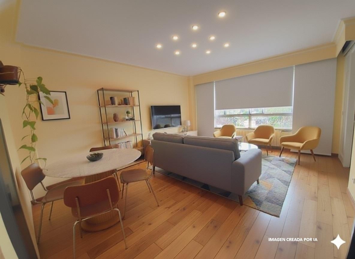 Sala de estar de Piso en venta en Vigo  con Calefacción, Terraza y Trastero