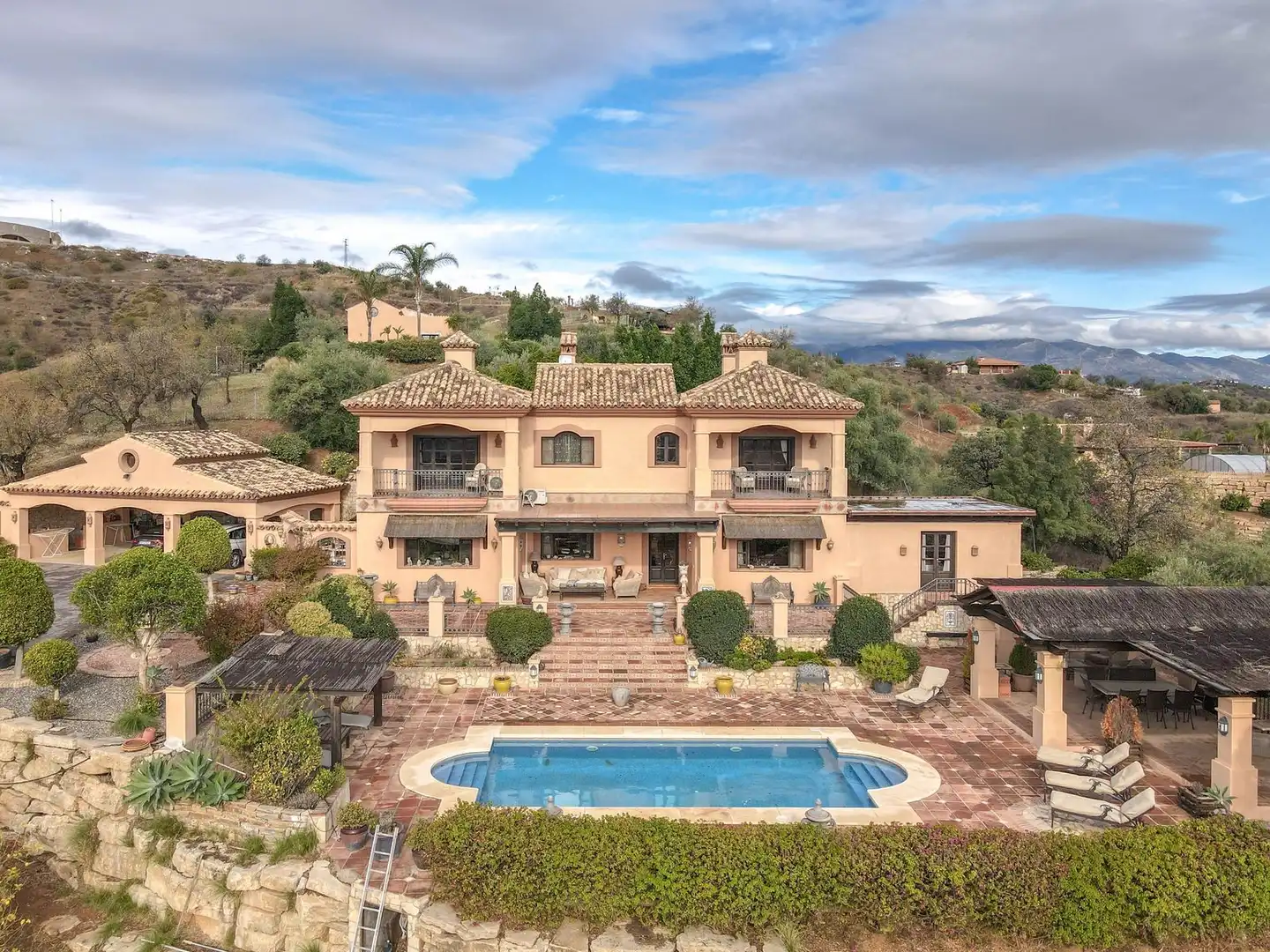 Vista exterior de Casa o chalet en venta en Monda con Aire acondicionado, Jardín privado y Trastero