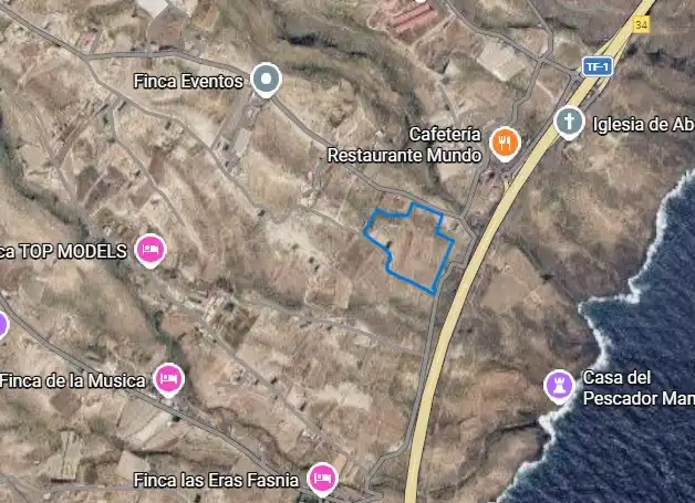 Terreno en venta en Fasnia