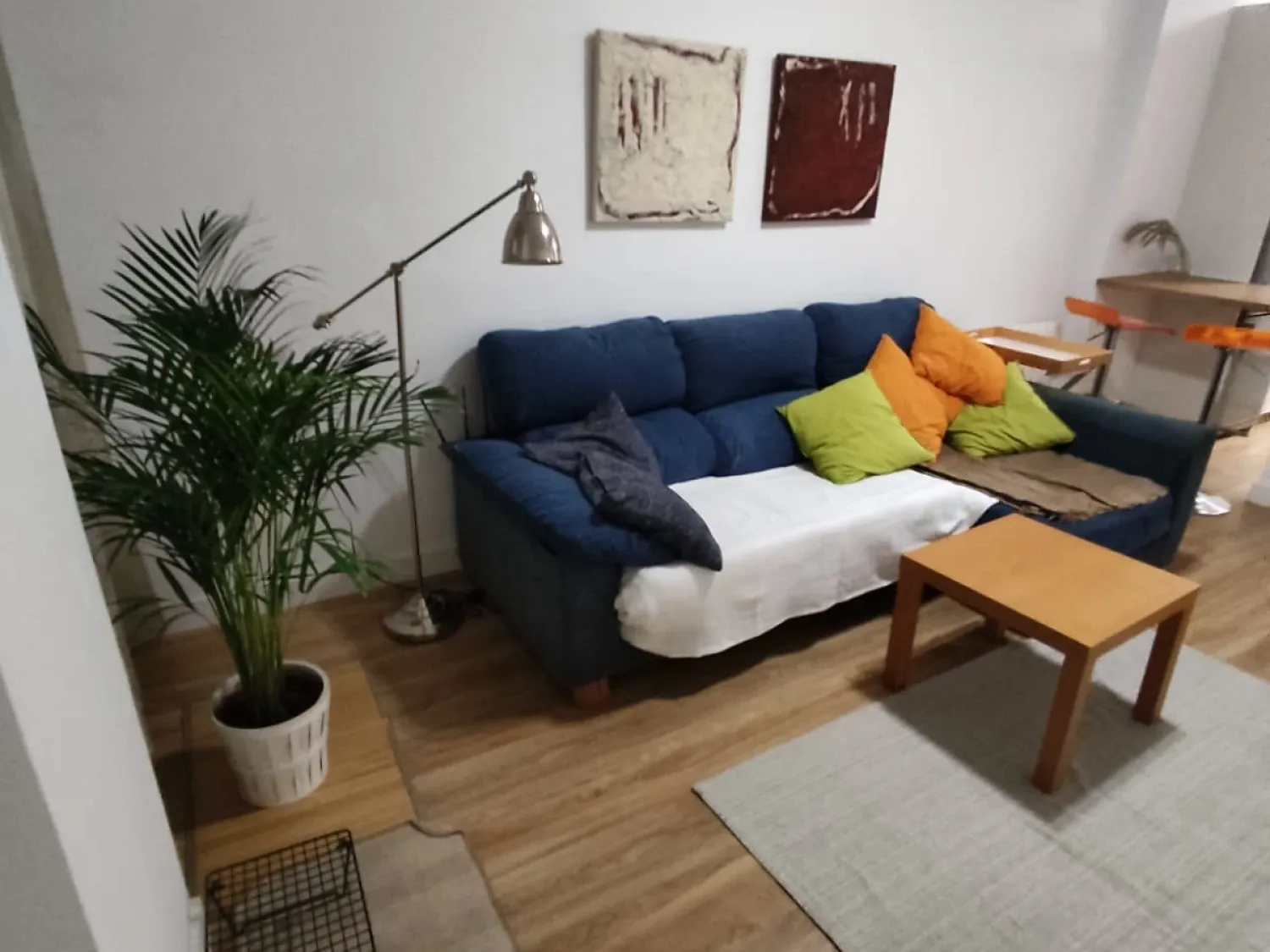 Sala de estar de Apartamento de alquiler en  Murcia Capital con Amueblado y Lavadora