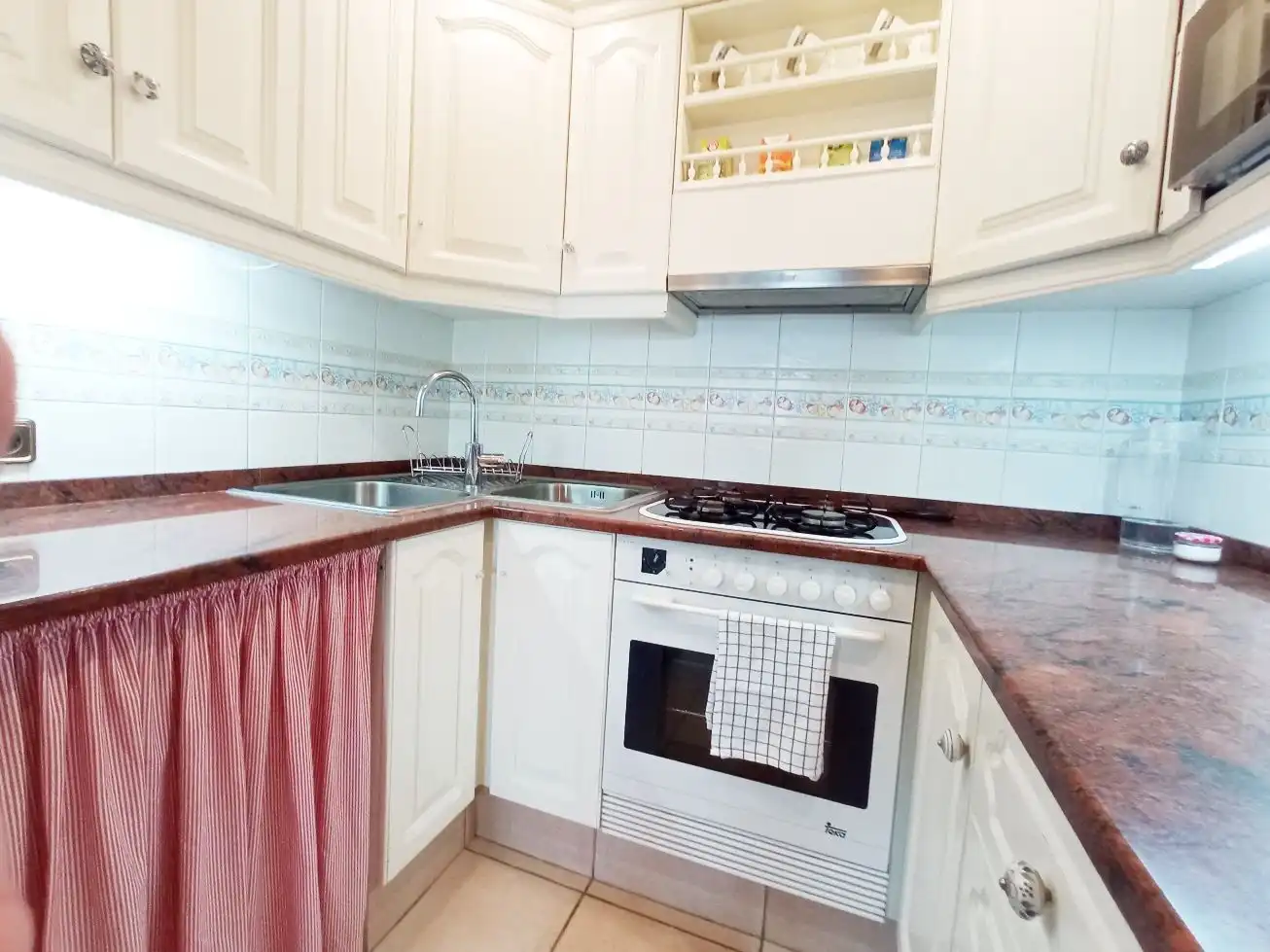 Küche von Wohnung zur Miete in Mataró mit Heizung, Terrasse und Möbliert