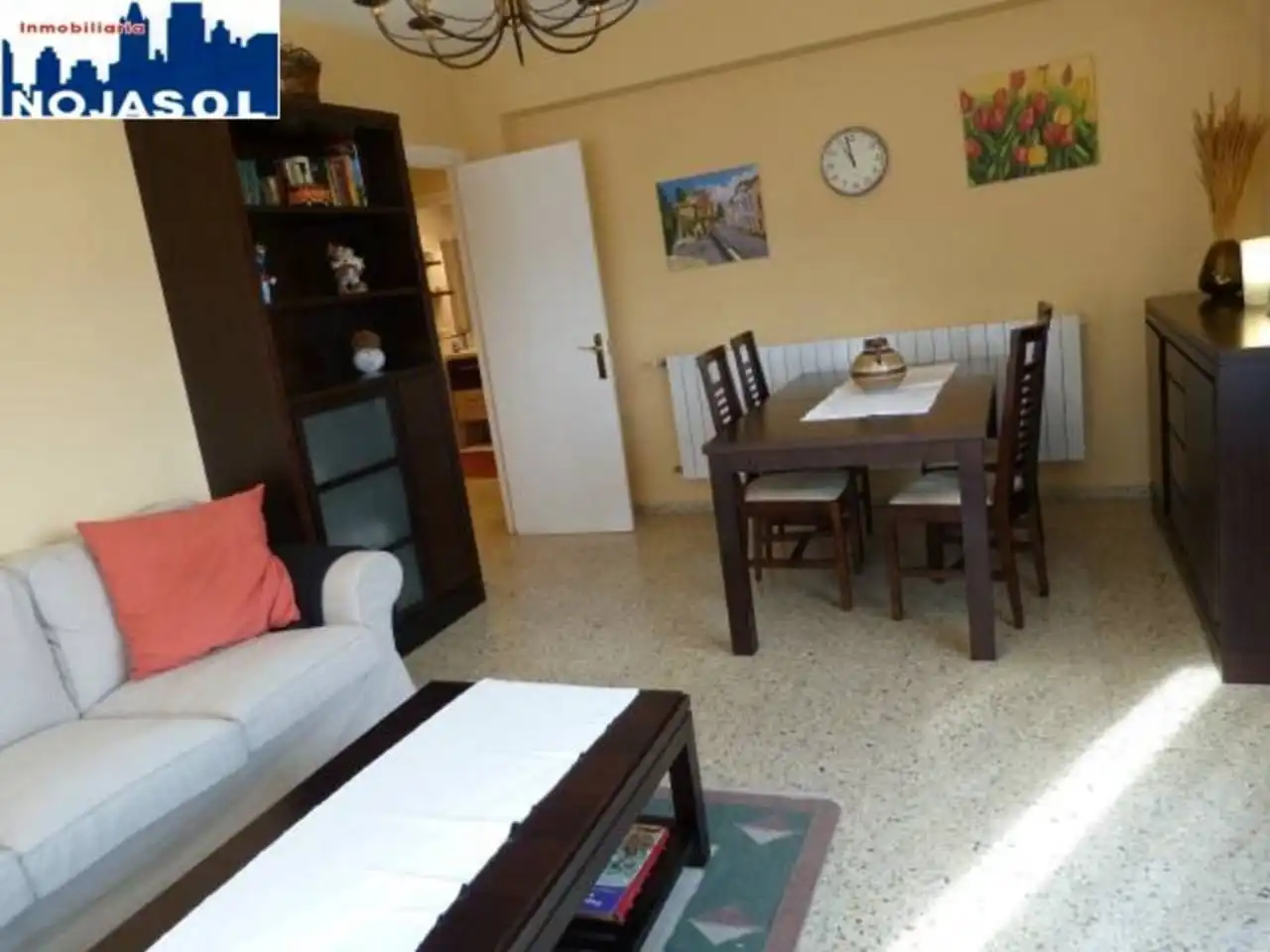 Living room of Flat for rent in Noja  with Heating, Terrace and Furnished