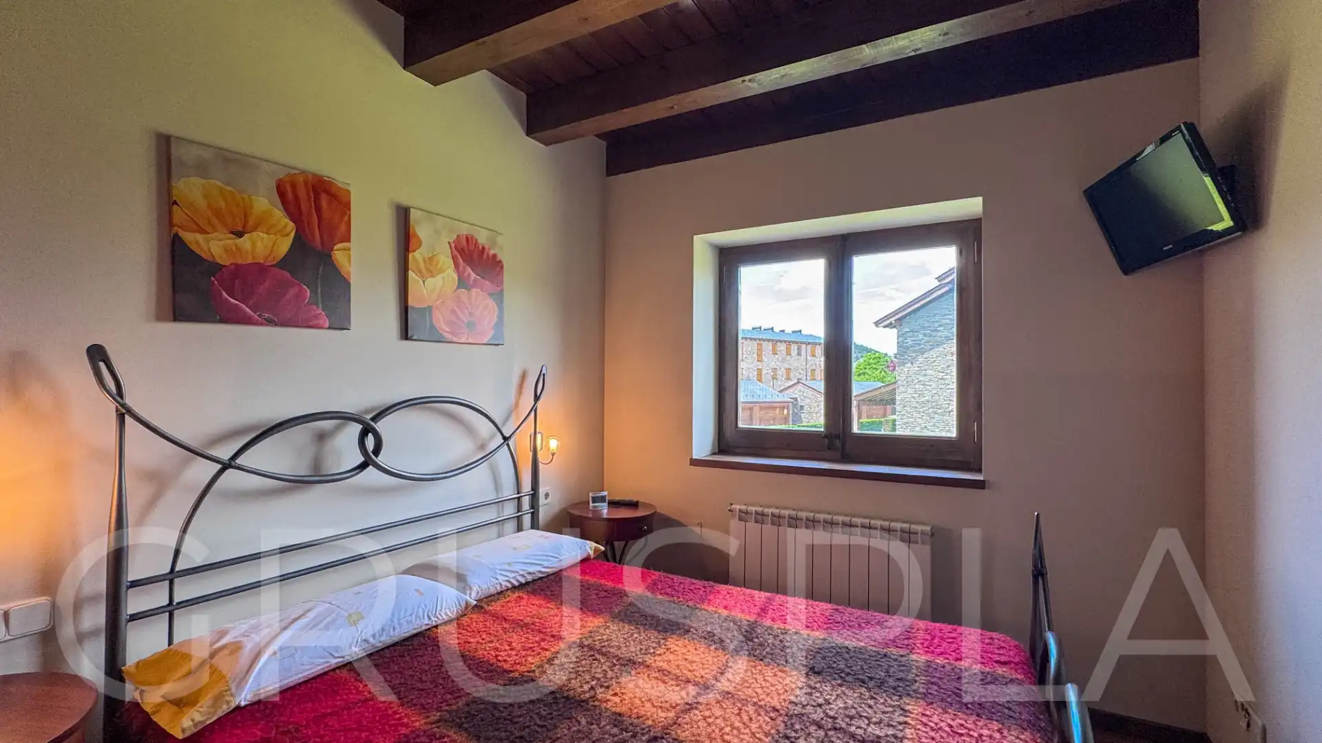 Schlafzimmer von Einfamilien-Reihenhaus zum Verkauf in Bellver de Cerdanya mit Heizung, Parkett und Gemeinschaftspool
