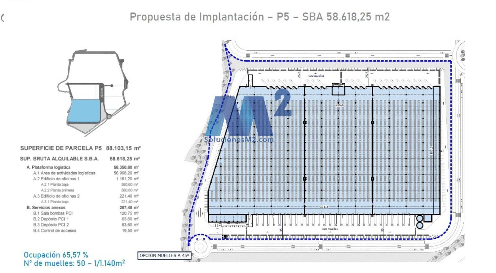 Parking de Nave industrial en venta en Tórtola de Henares