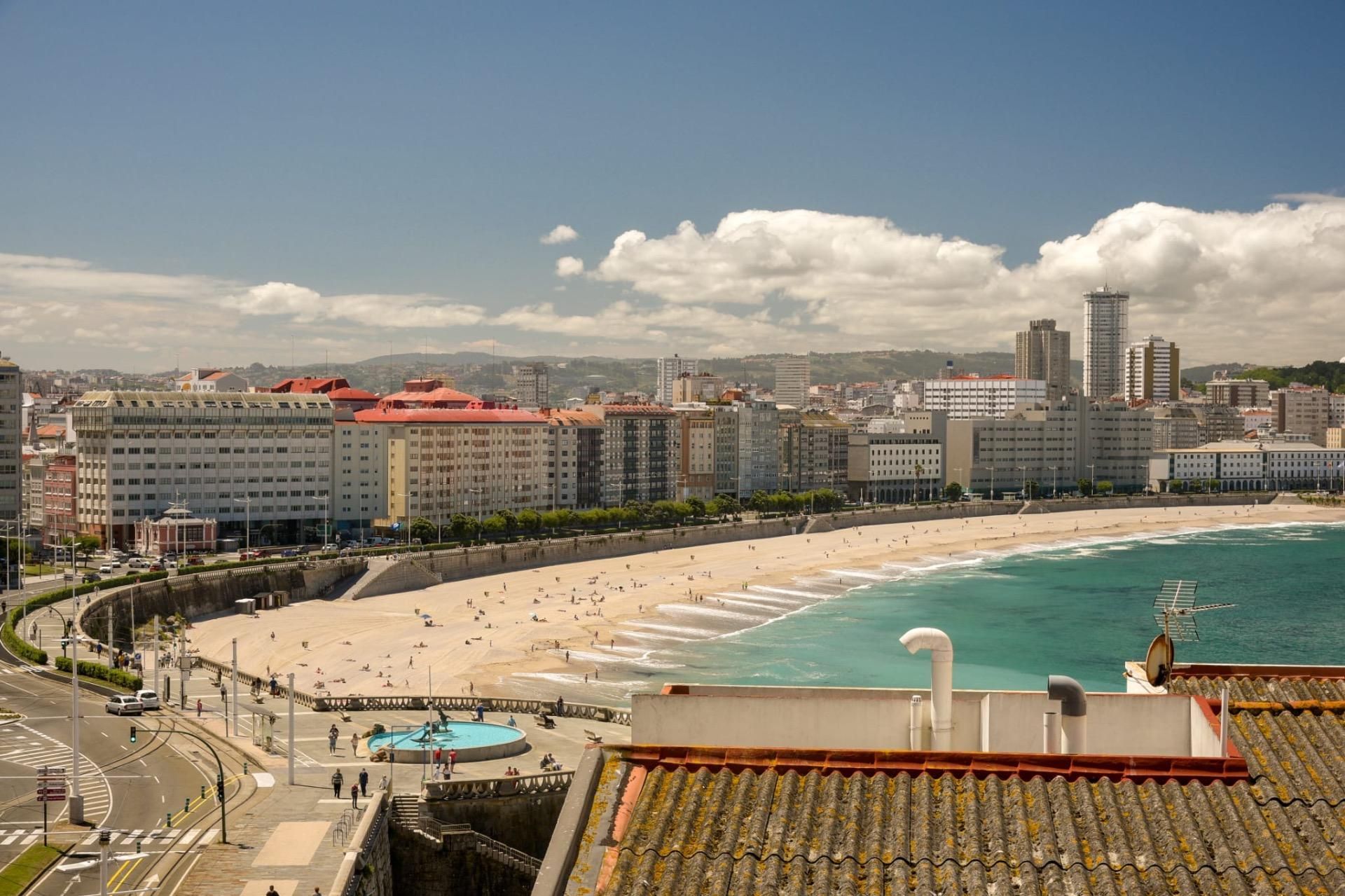 Exterior view of Attic for sale in A Coruña Capital   with Heating