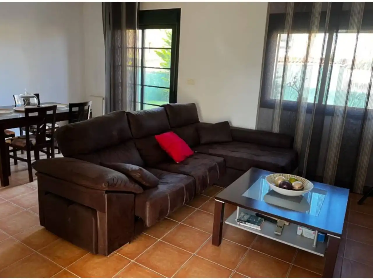 Sala d'estar de Casa adosada en venda en O Pereiro de Aguiar  amb Calefacció, Jardí privat i Parquet