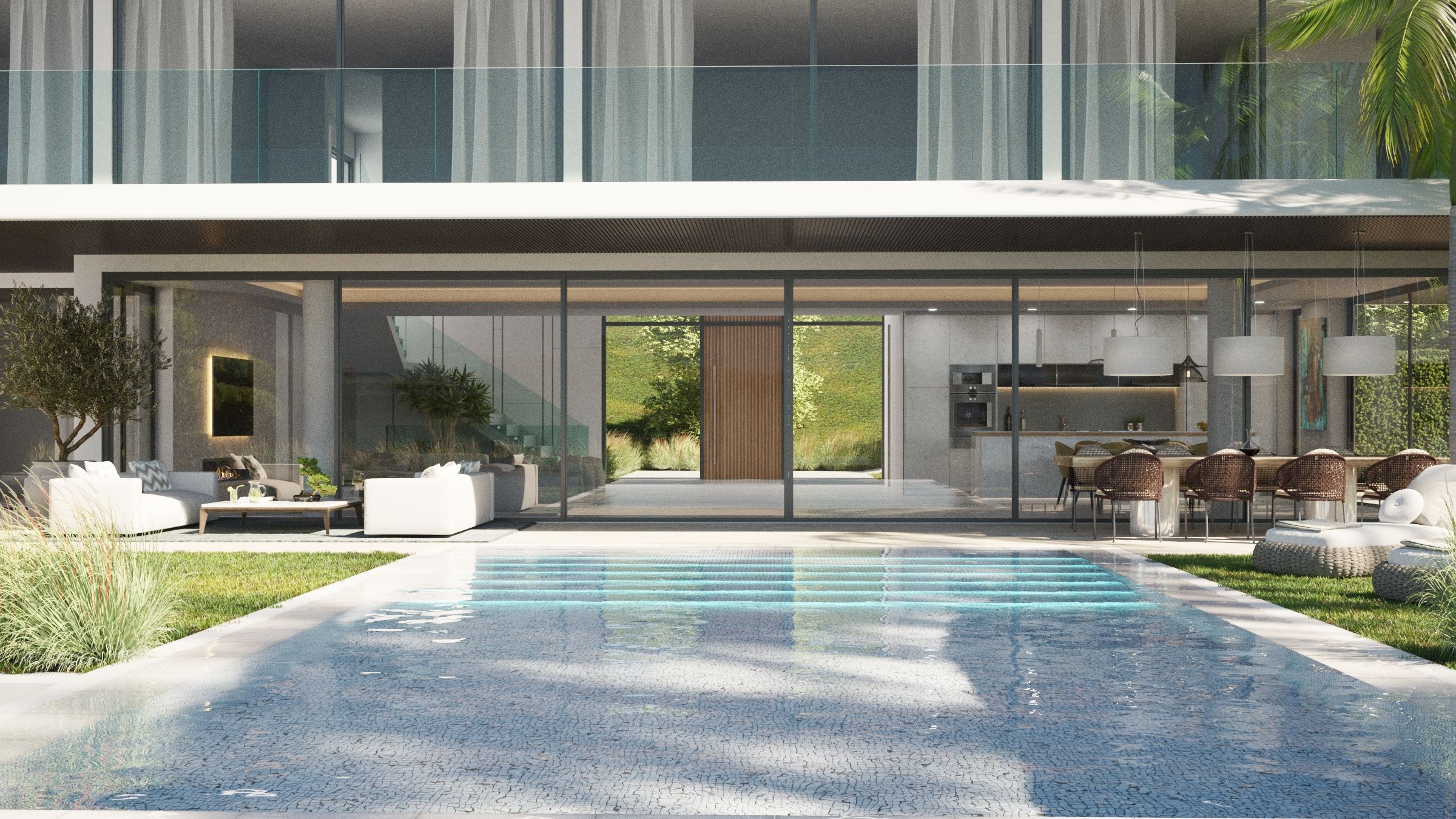 Piscina de Casa o xalet en venda en Marbella amb Aire condicionat, Jardí privat i Terrassa