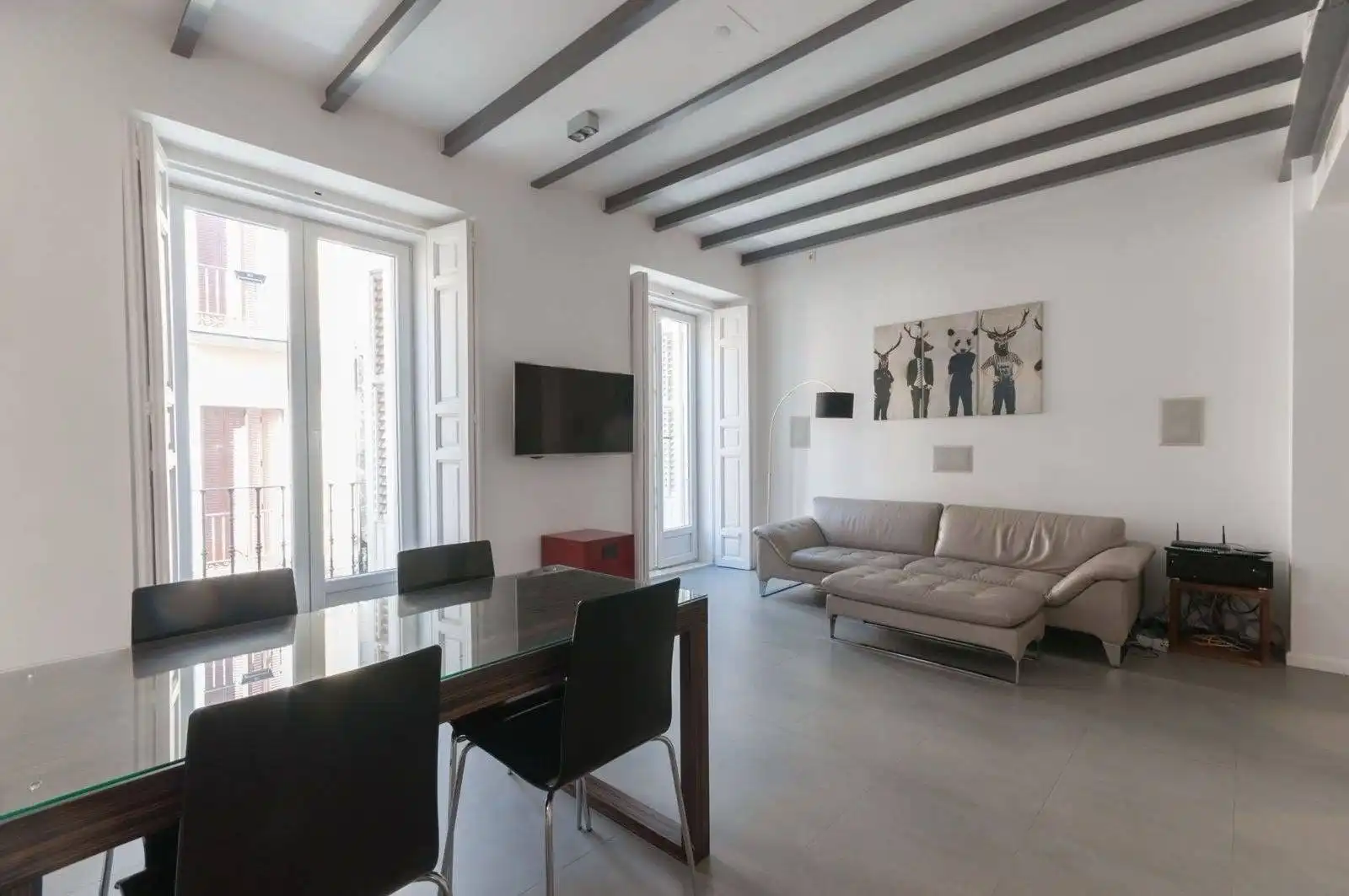 Sala de estar de Apartamento en venta en Madrid con Aire acondicionado, Calefacción y Balcón