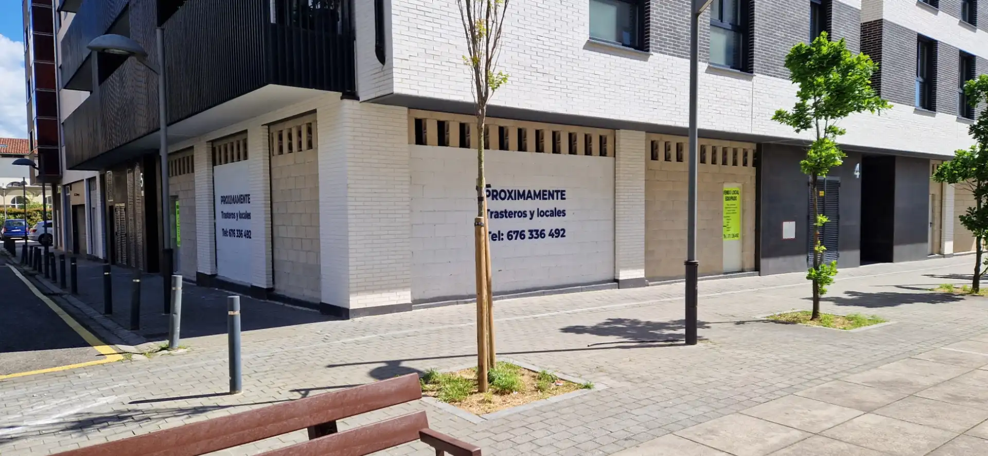Vista exterior de Local en venta en Villava / Atarrabia