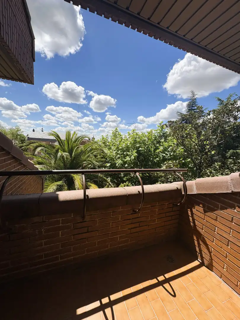 Balcony of Detached homes for sale in Las Rozas de Madrid  with Heating, Private garden and Terrace