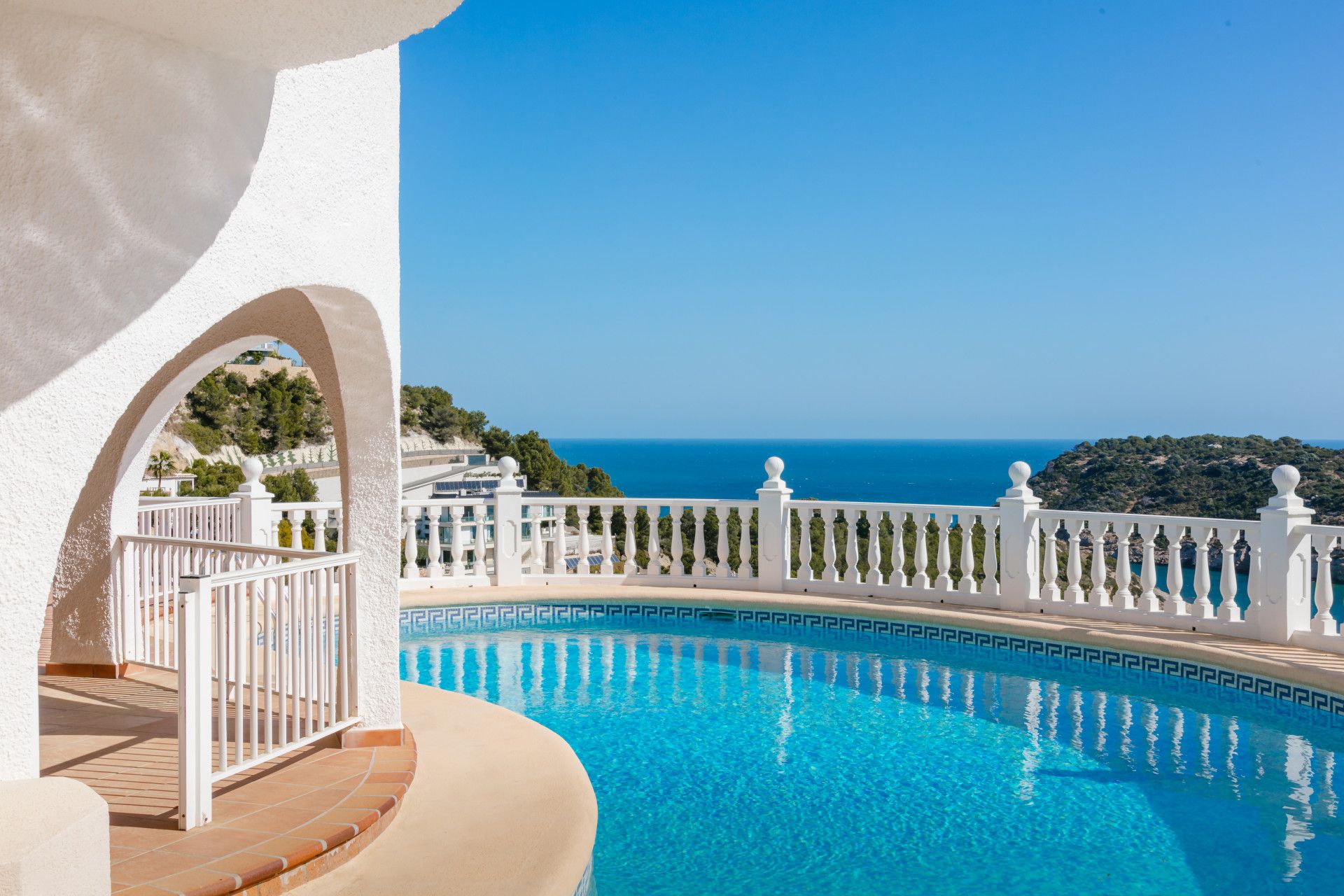 Swimming pool of House or chalet for sale in Jávea / Xàbia  with Air Conditioner, Heating and Private garden