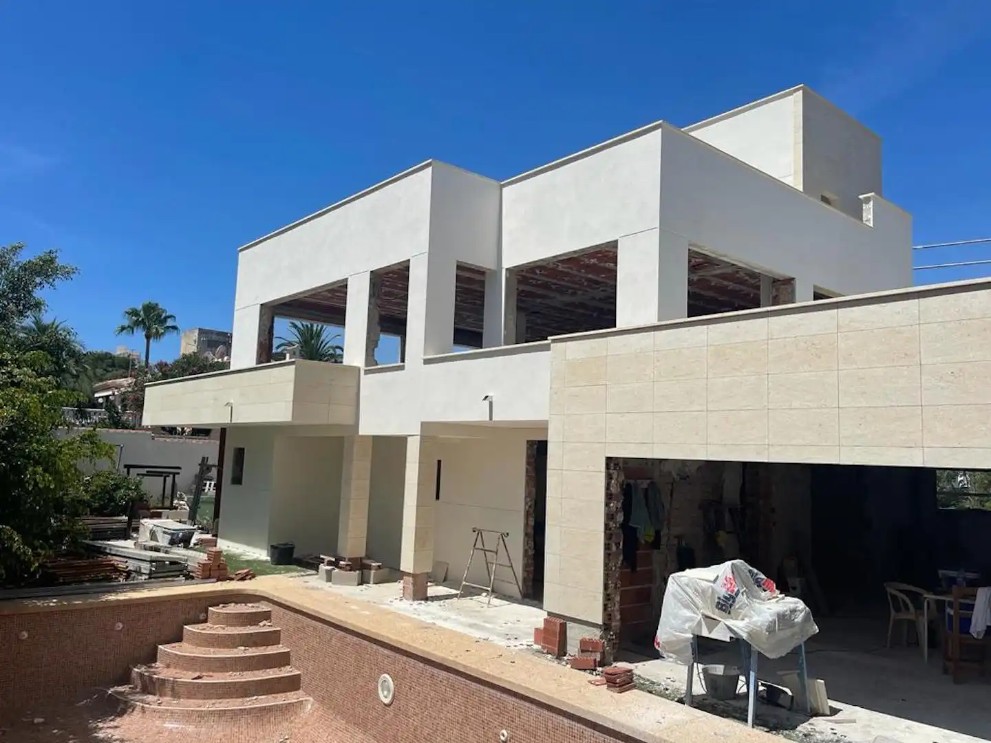 Vista exterior de Casa o chalet en venta en L'Alfàs del Pi con Aire acondicionado, Terraza y Trastero