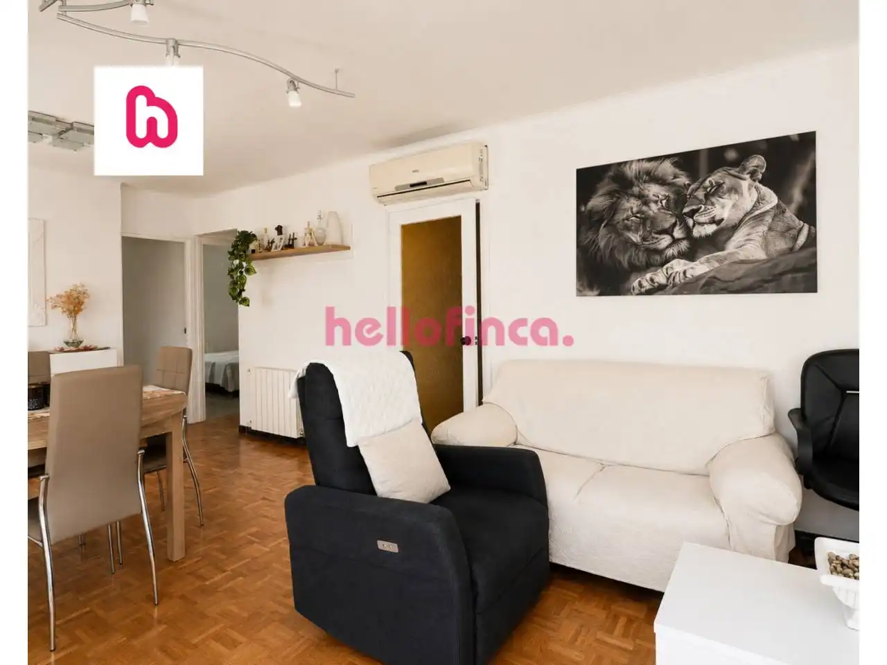 Sala de estar de Piso en venta en Puig-reig con Aire acondicionado, Calefacción y Parquet