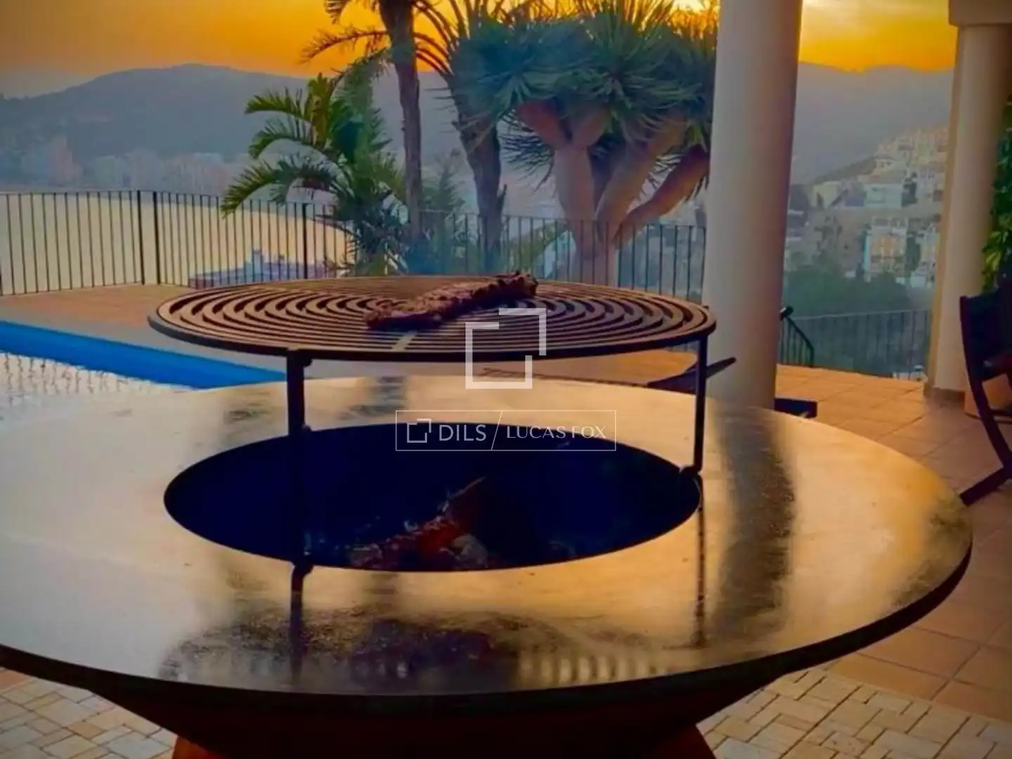 Terraza de Casa o chalet en venta en Cullera con Aire acondicionado, Jardín privado y Piscina