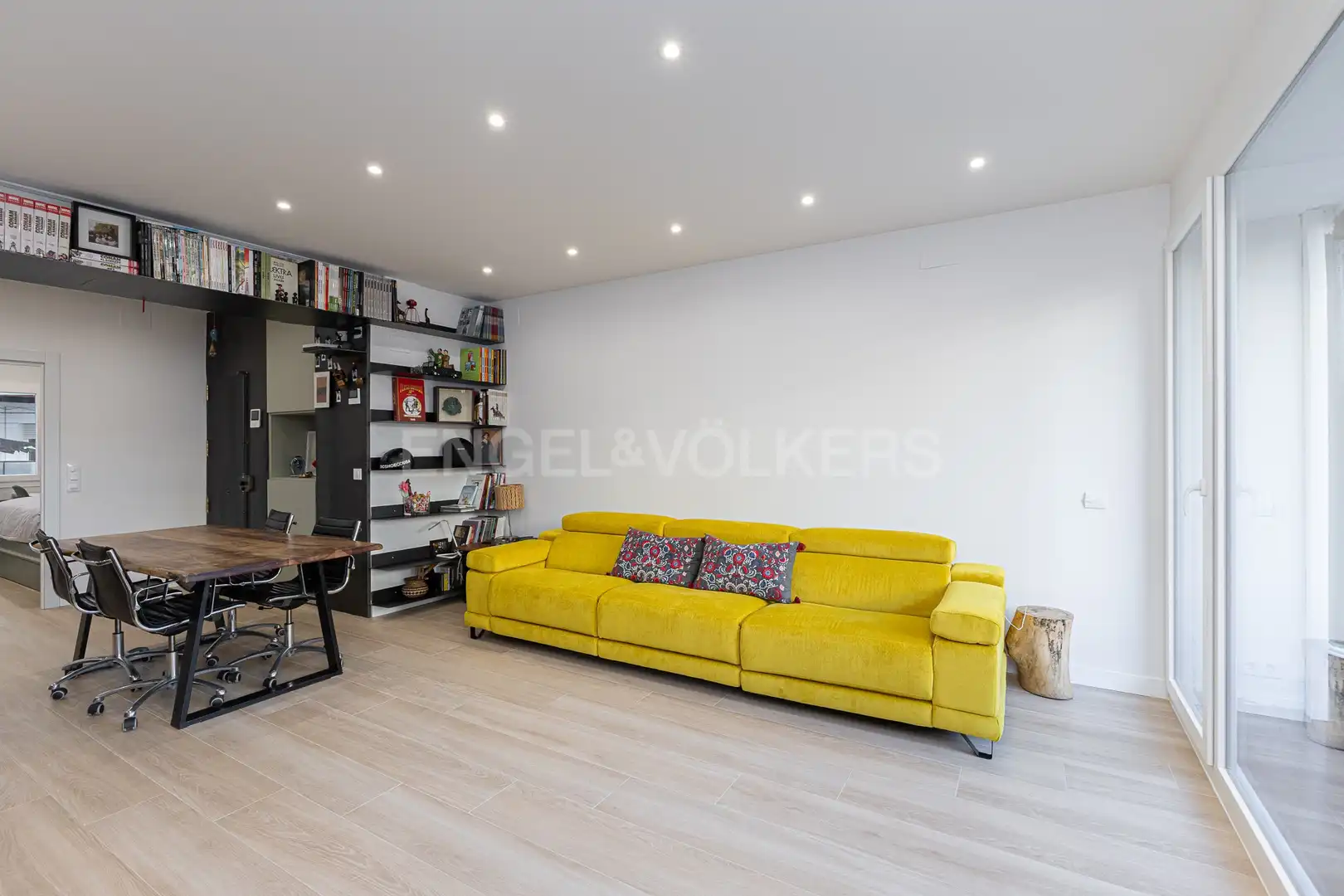 Sala de estar de Piso en venta en Barcelona con Aire acondicionado, Calefacción y Parquet