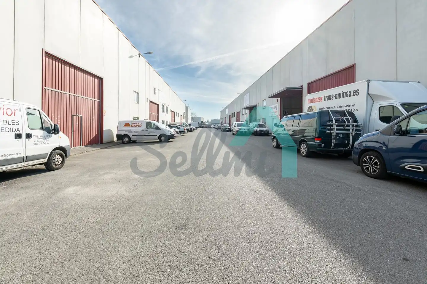 Exterior view of Industrial buildings for sale in Siero