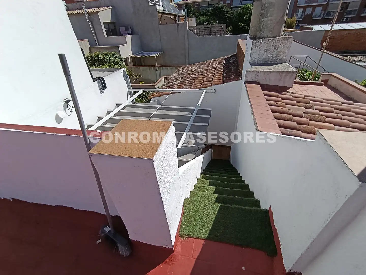 Balcony of Detached homes for sale in Malgrat de Mar  with Air Conditioner, Heating and Parquet flooring