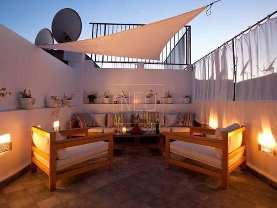 Terrace of Single-family semi-detached for sale in Gandia  with Terrace