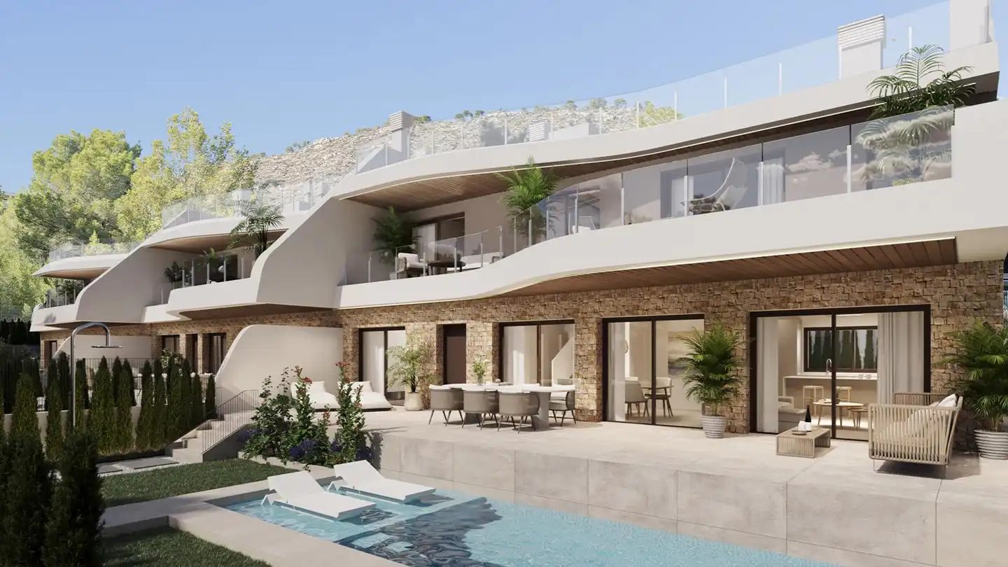 Vista exterior de Piso en venta en Calvià con Aire acondicionado y Terraza