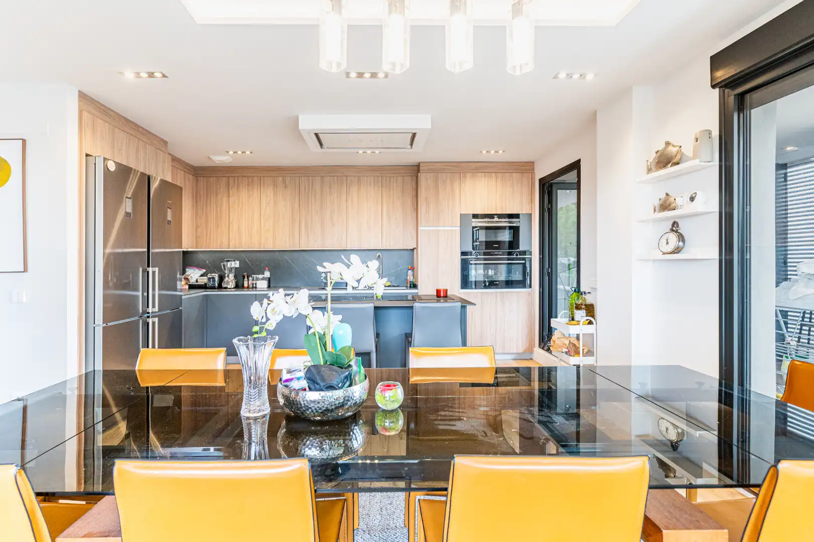 Cocina de Ático en venta en Las Rozas de Madrid con Aire acondicionado, Calefacción y Jardín privado