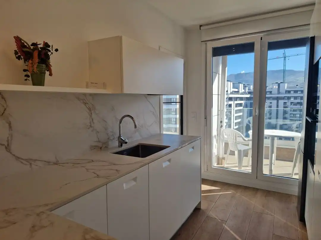 Kitchen of Flat for sale in Zarautz  with Heating, Terrace and Balcony