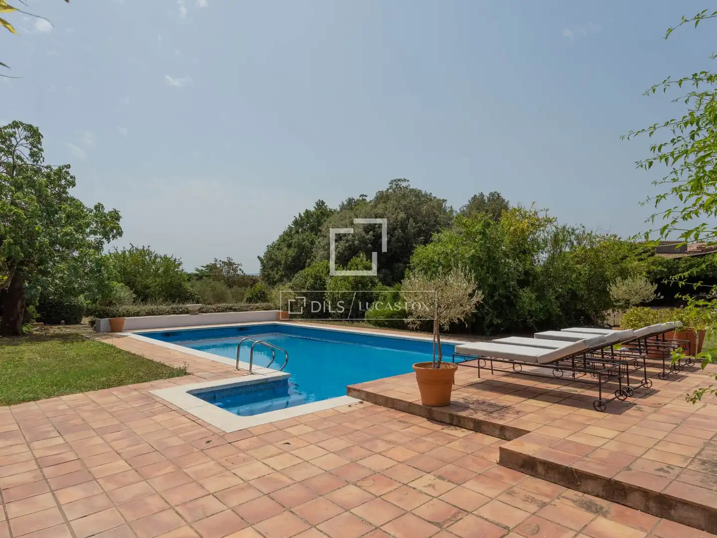 Piscina de Casa o xalet en venda en Ullastret amb Aire condicionat, Calefacció i Jardí privat