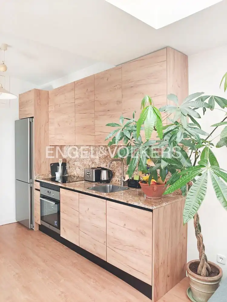 Kitchen of Flat for rent in Madrid  with Air Conditioner and Heating