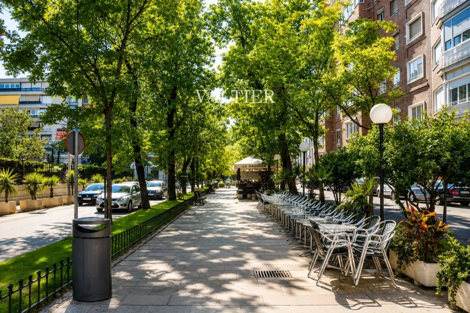 Außenansicht von Maisonette zur Miete in Madrid mit Klimaanlage und Möbliert