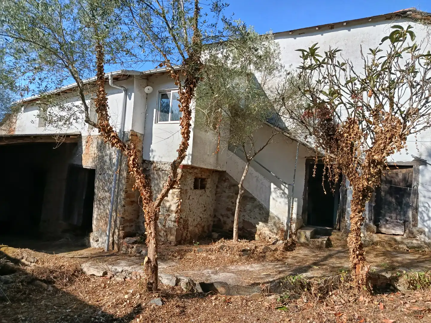 Vista exterior de Finca rústica en venda en A Pobra do Brollón  amb Jardí privat, Moblat i Forn