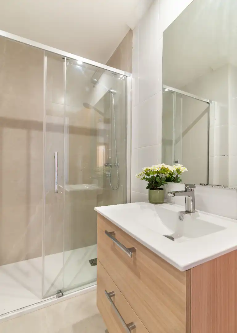 Baño de Piso de alquiler en Madrid con Aire acondicionado, Calefacción y Amueblado