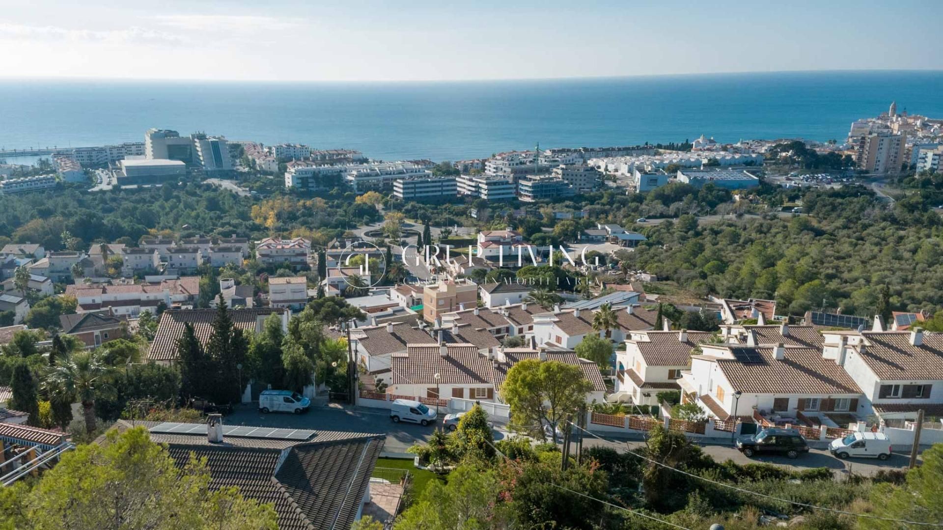 Vista exterior de Casa o chalet en venta en Sitges con Calefacción, Jardín privado y Parquet