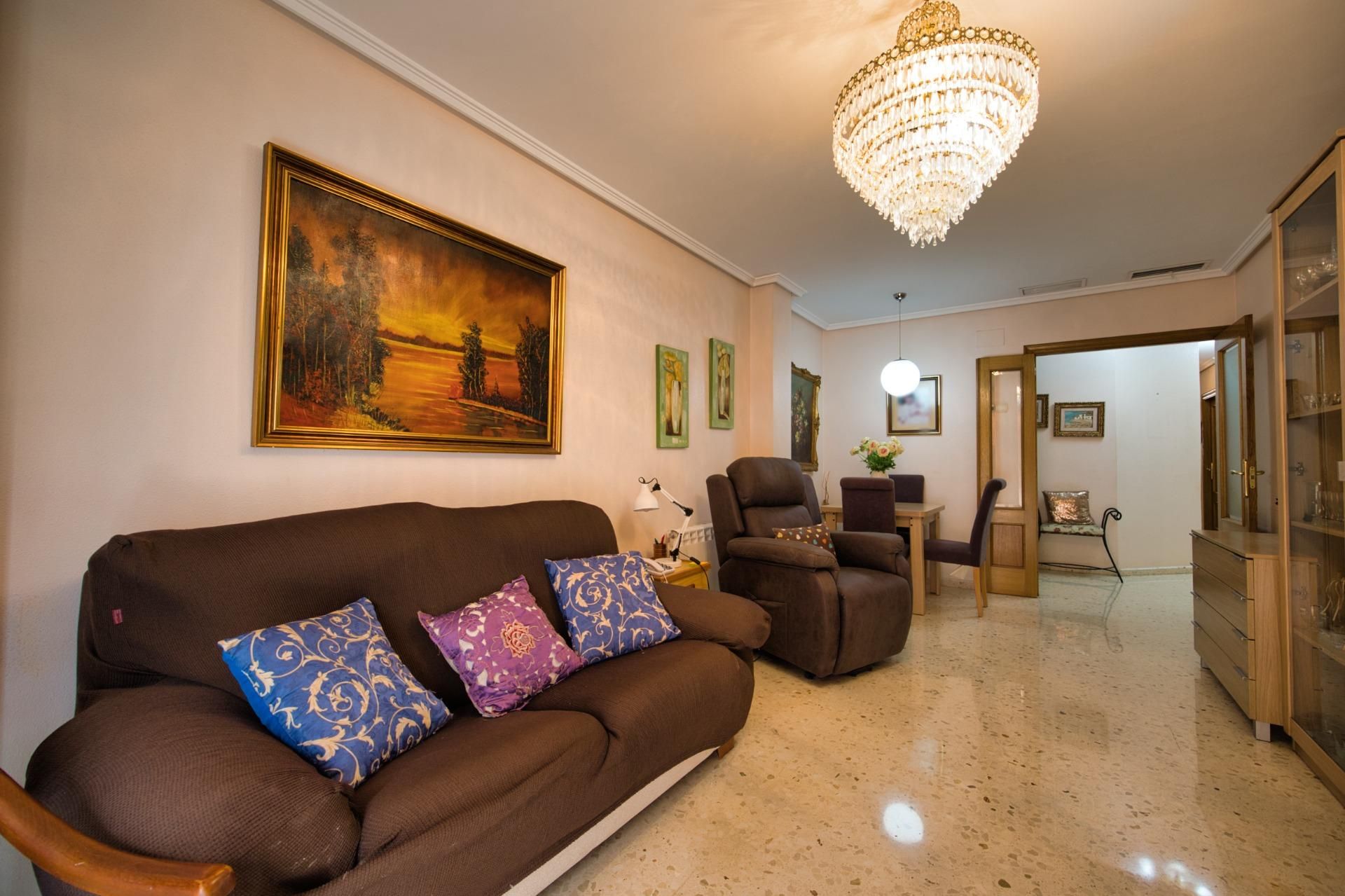 Living room of Flat for sale in Alicante / Alacant