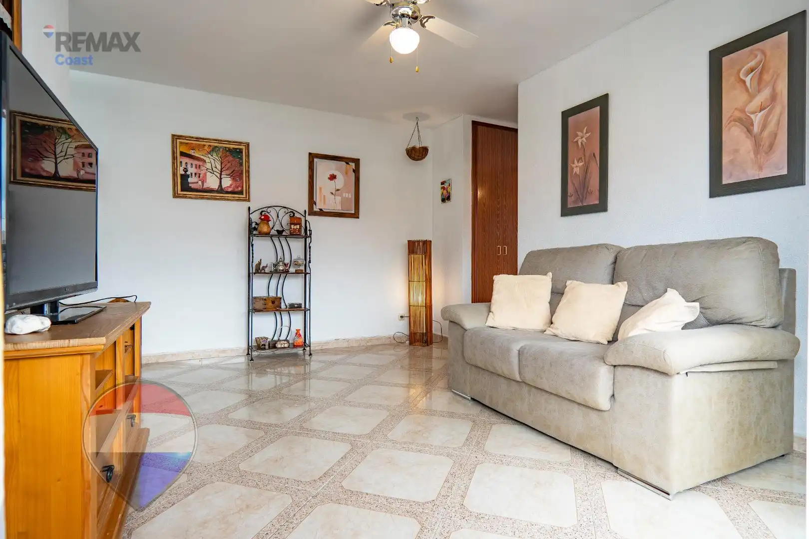 Sala de estar de Apartamento de alquiler en Rincón de la Victoria con Aire acondicionado, Calefacción y Amueblado
