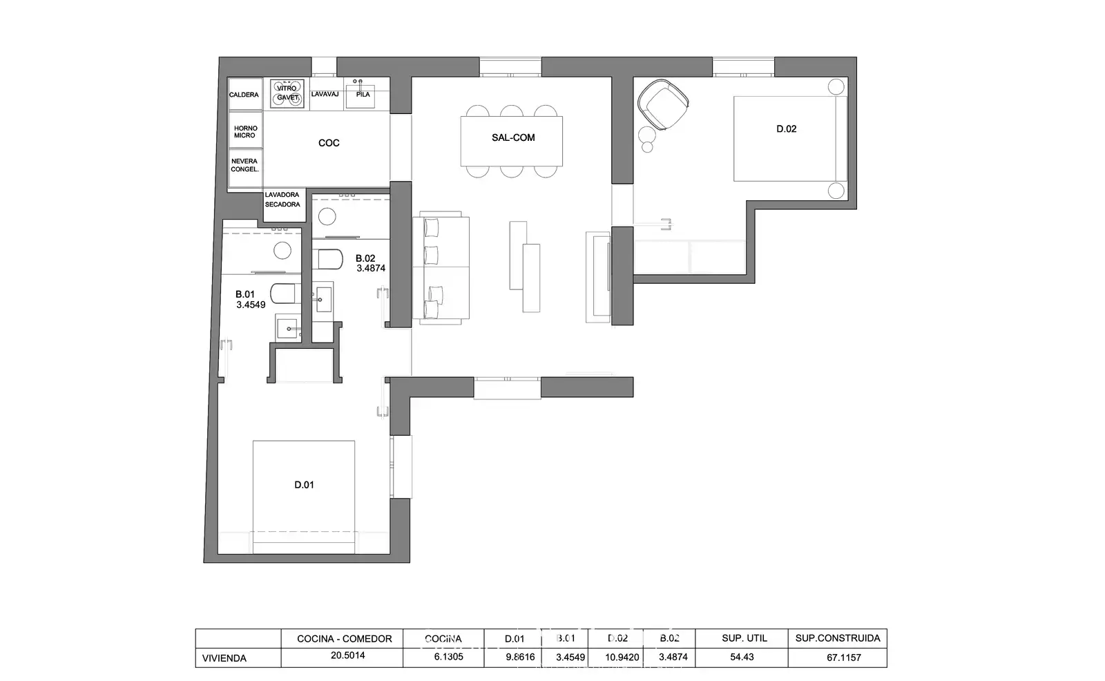 Apartments for sale in Madrid  with Air Conditioner and Heating