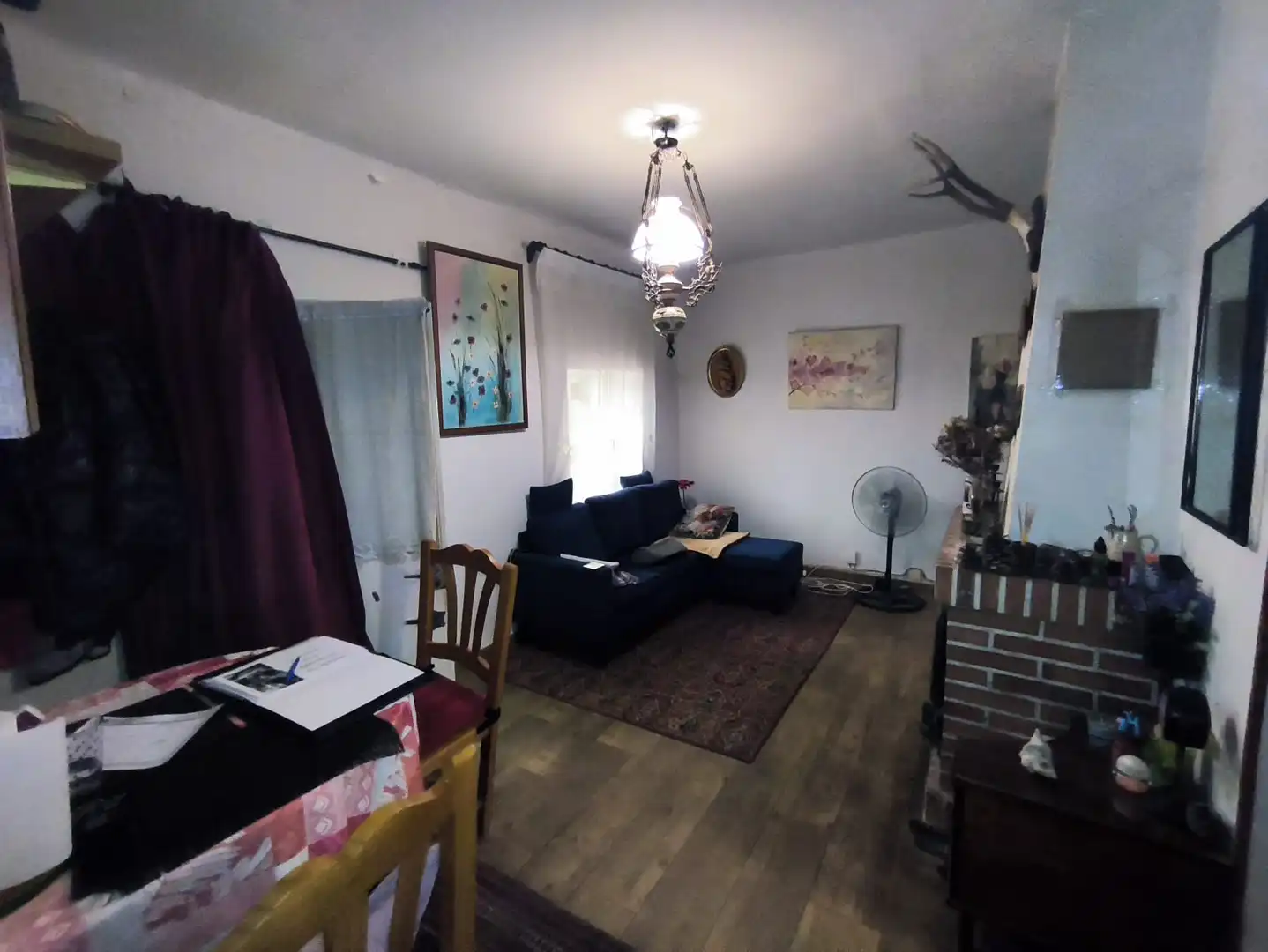Sala de estar de Casa o chalet en venta en Santa María de la Alameda con Jardín privado, Terraza y Trastero