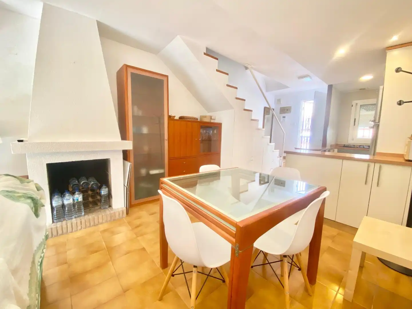 Comedor de Casa o chalet de alquiler en Benidorm con Aire acondicionado, Terraza y Piscina