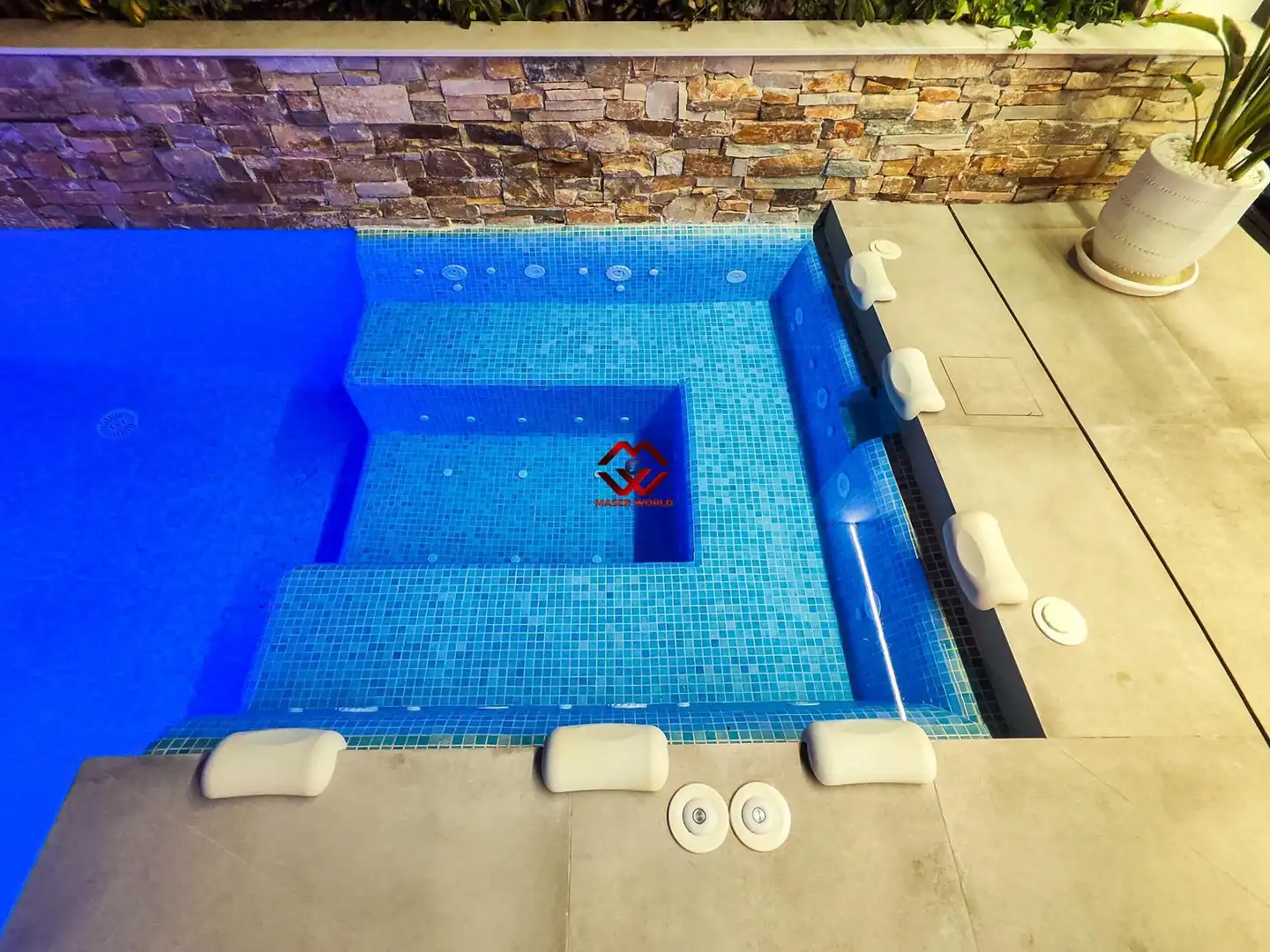 Piscina de Casa o xalet en venda en San Javier amb Aire condicionat, Calefacció i Jardí privat