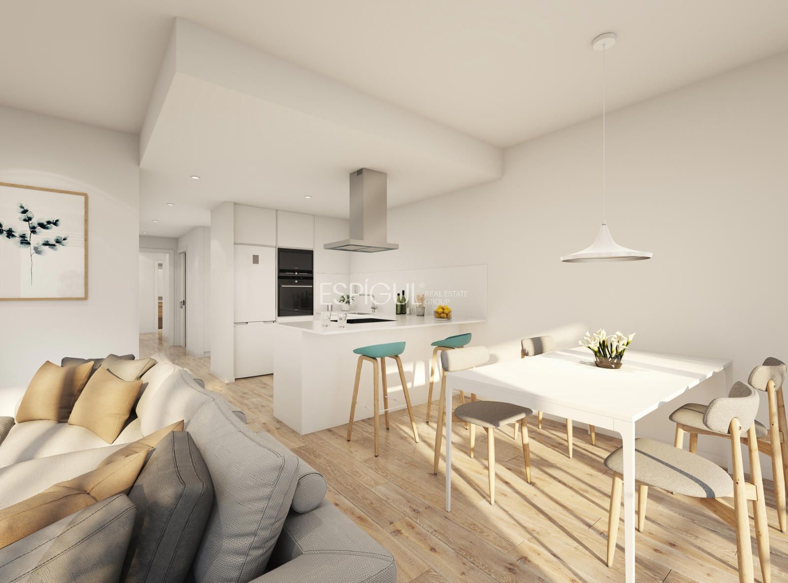 Cocina de Piso en venta en Girona Capital con Aire acondicionado, Calefacción y Terraza
