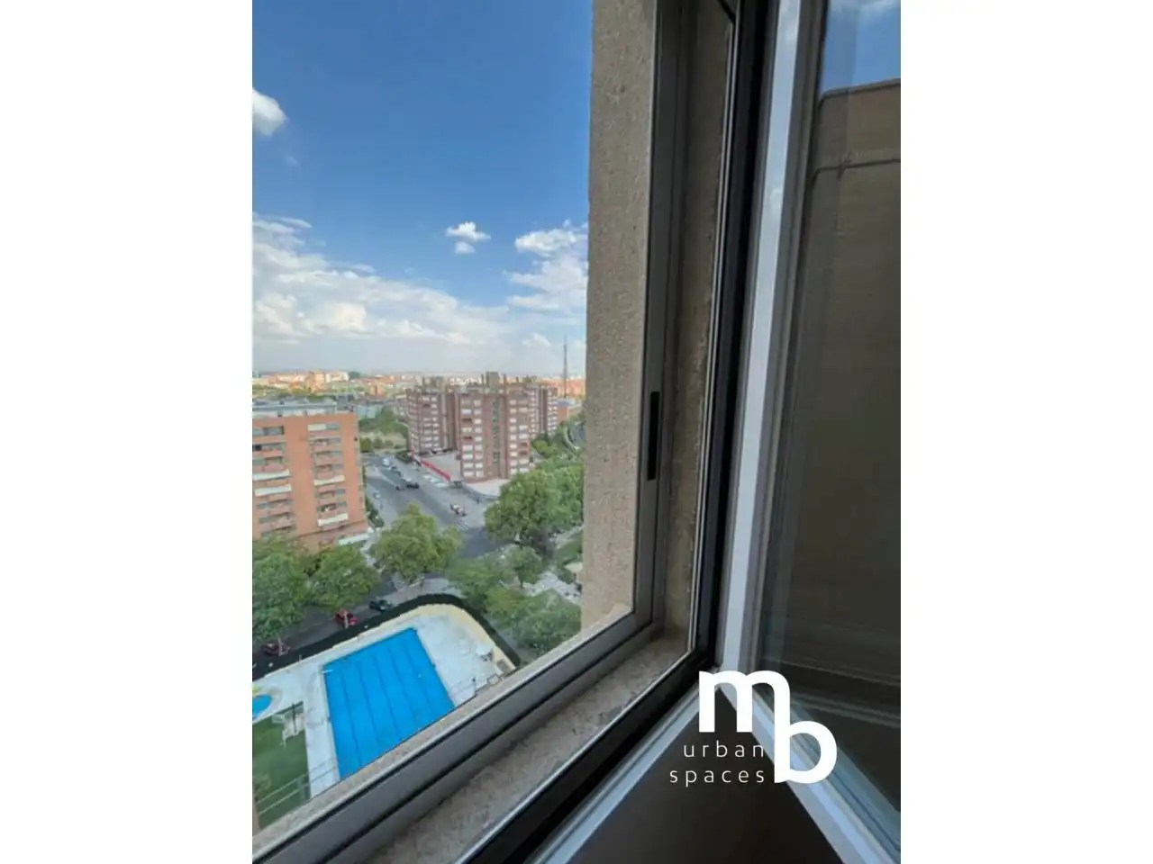 Terraza de Piso de alquiler en Madrid con Aire acondicionado, Calefacción y Parquet
