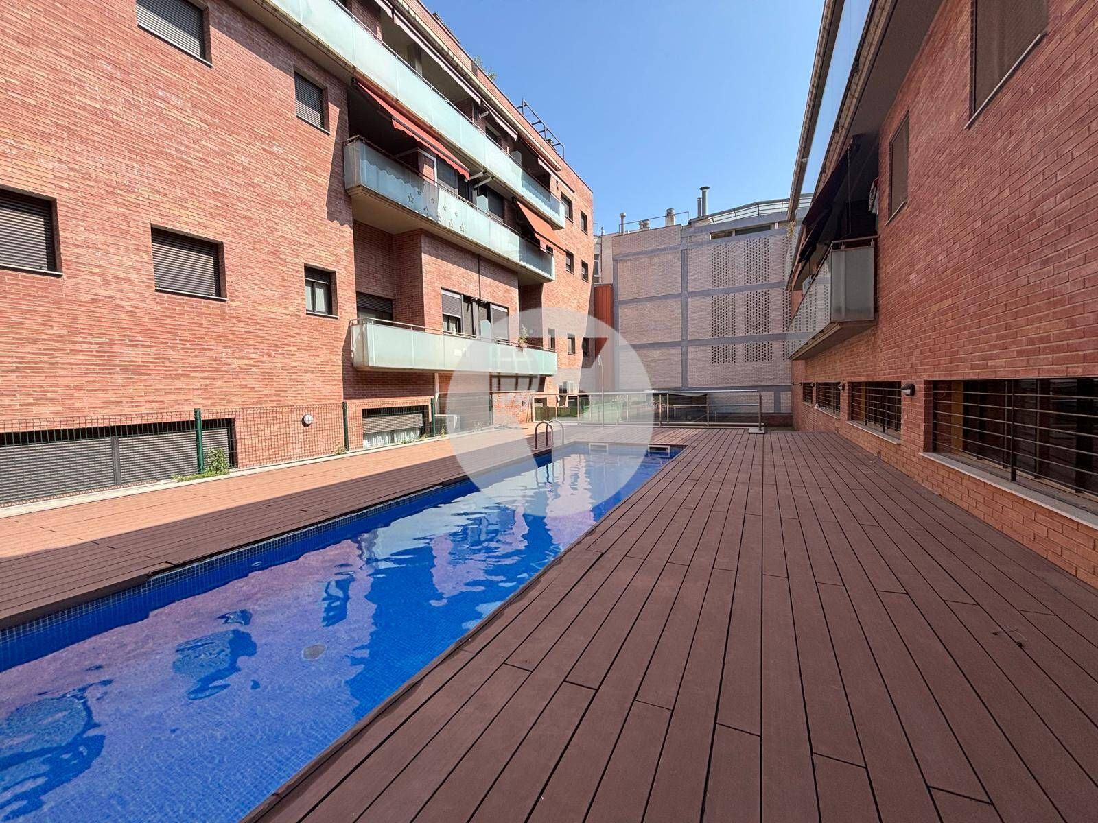 Swimming pool of Duplex for sale in Granollers  with Air Conditioner, Heating and Terrace