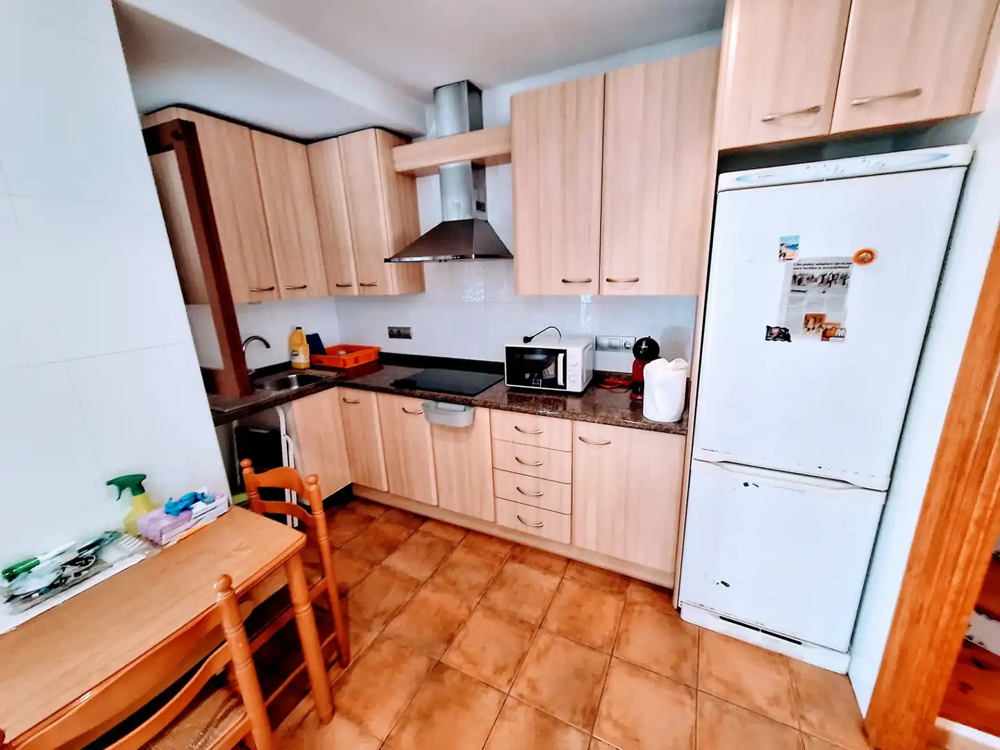 Cocina de Casa adosada en venta en Benicasim / Benicàssim con Terraza, Amueblado y Balcón